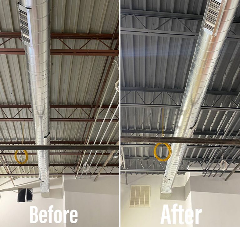 Painting Warehouse Ceiling in Eagan Ojeda Drywall & Painting